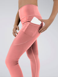 Women in Pink Align Leggings with Pockets