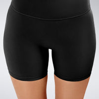 Flow State™ Sustainable Yoga / Pilates Shorts in Black — product view
