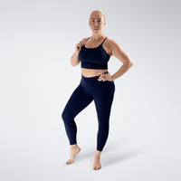 Flow State™ Yoga Top in Midnight Blue — product view