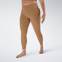 Flow State™ Yoga / Pilates Leggings in Apricot Brown — product view
