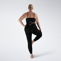 Leggings in black on model - Flow State activewear