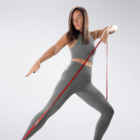 Flow State™ Yoga / Pilates Leggings in Battleship Gray — product view