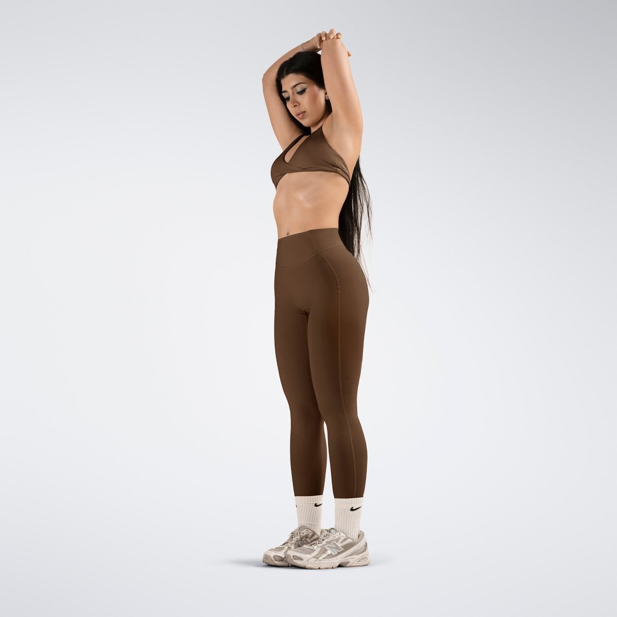 Halter Neck Sports Bra - Buttery Soft & Supportive | Bloom Collection - Sleepy Sloth Ltd