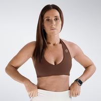 Halter Neck Sports Bra - Buttery Soft & Supportive | Halo Collection - Sleepy Sloth Ltd