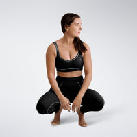 Leggings in black on model - Power-Fit Collection activewear