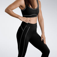 Leggings in black on model - Power-Fit Collection activewear