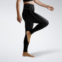 Power-Fit Sustainable Yoga & Pilates Leggings in Black — additional view