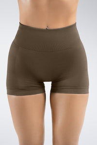 Ribbed Sculpt Shorts - Squat - Proof & High - Waisted | Evolve Collection - Sleepy Sloth Ltd