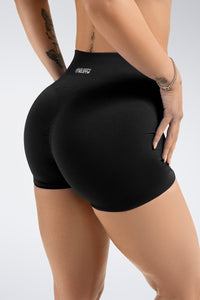 Ribbed Sculpt Shorts - Squat - Proof & High - Waisted | Evolve Collection - Sleepy Sloth Ltd