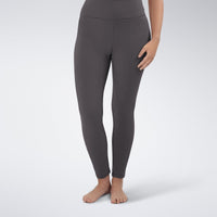 Yoga Pants in battleship gray on model - Align Collection activewear