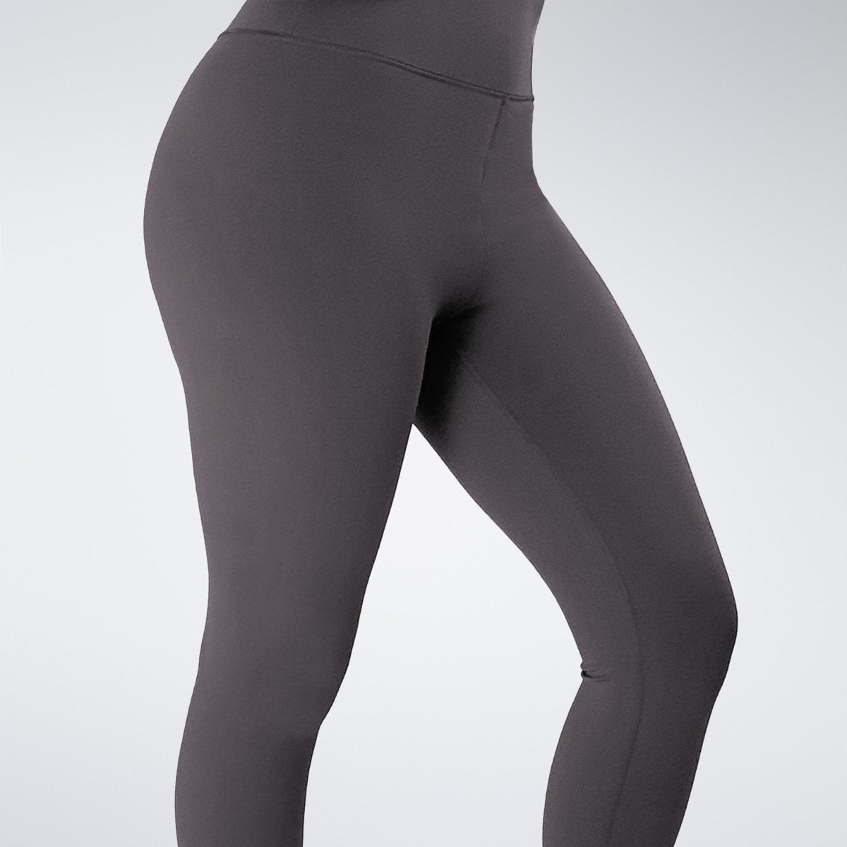 Yoga Pants in battleship gray on model - Align Collection activewear