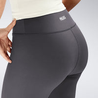 Yoga Pants in battleship gray on model - Align Collection activewear