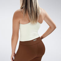 Yoga Pants in chestnut brown on model - Align Collection activewear