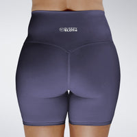 Shorts in navy on model - Surge Collection activewear